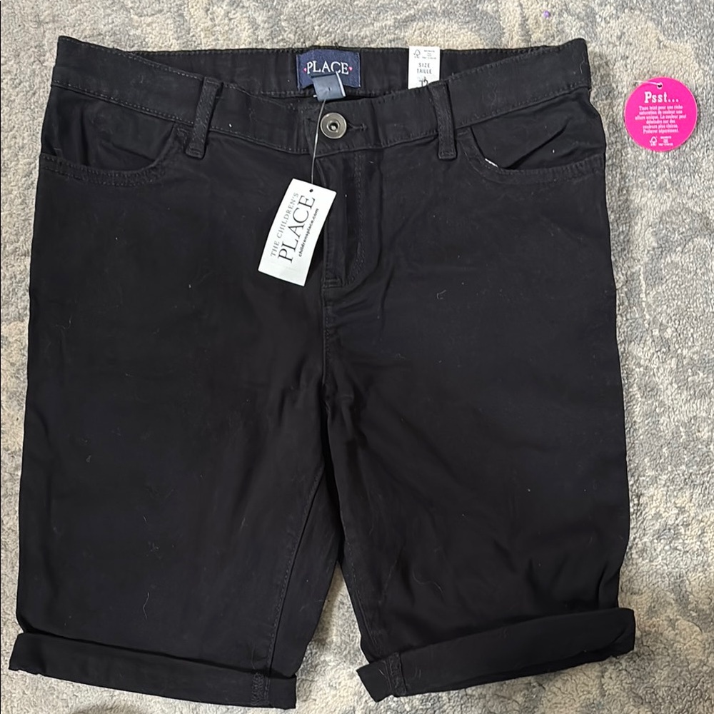 The Children's Place Classic Black Shorts